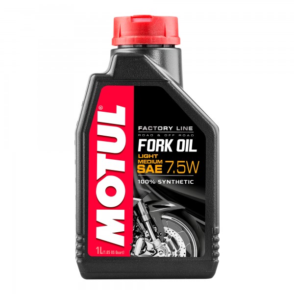 MOTUL Motul Synthetic Fork Oil Factory Line Light/Medium 7.5W 1 Litre